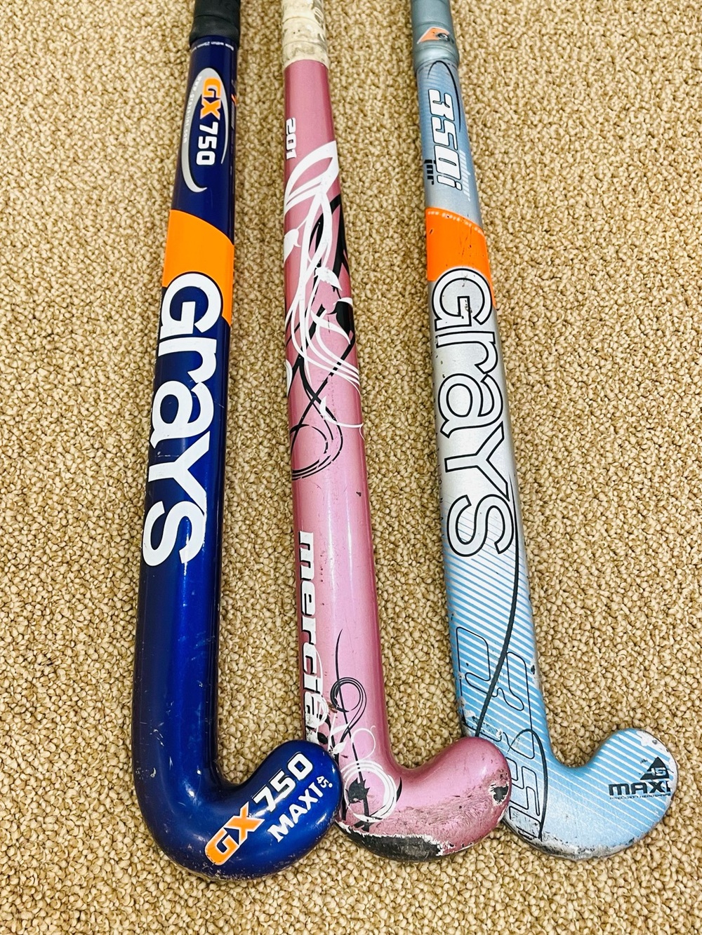 3 Field Hockey Sticks EUC